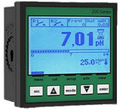 pH controllers with advanced specifications programmable outputs and probe efficiency monitoring for continuous performance