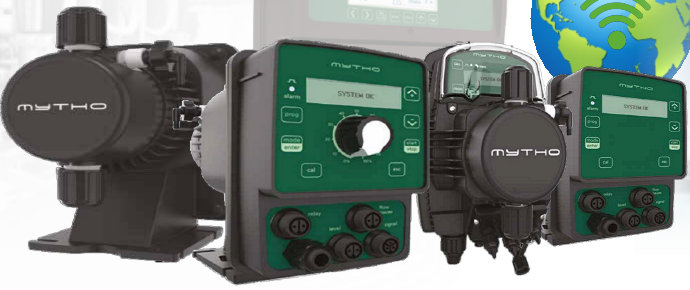 Proportional dosing pumps with digital interface includes proportional and timed dosing programs exceptional control reliability and 
precision