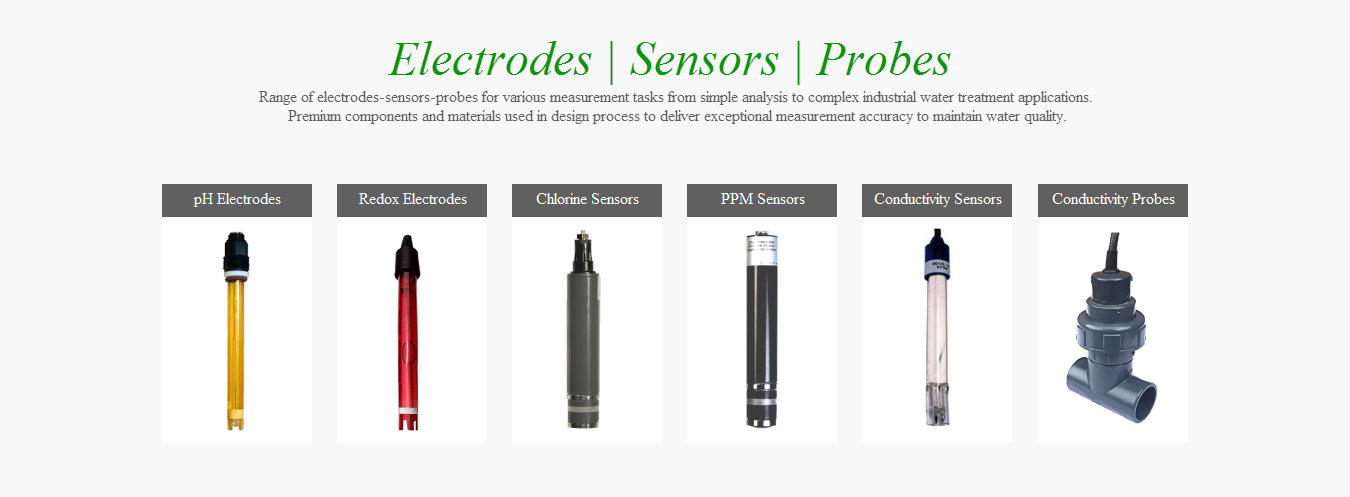 Range of redox (orp) electrodes, probes and sensors designed to provide consistent reliable measurements and long service life