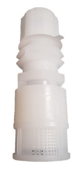 PVDF foot valves compatible with most chemical dosing pumps