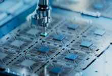 Dosing systems for water treatment on integrated electronics cleaning and rinsing processes