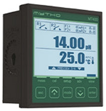 Industrial PID redox ORP controller panel mounted