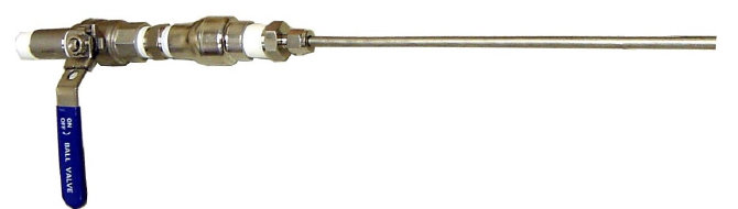 Stainless steel chemical injection lance for high pressure chemical dosing applications